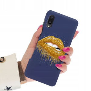 Etui Matowe GRANAT do SAMSUNG A02 Wiosenne Wzory