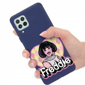 Etui Matowe Granat do SAMSUNG A22 4G Modne Wzory