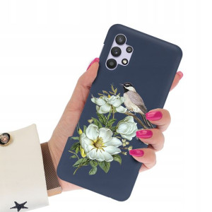 Etui Matowe GRANAT do SAMSUNG A32 5G Wiosna Wzory