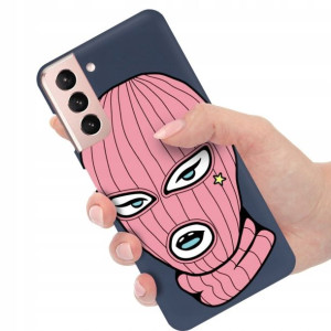 Etui Matowe Granat do SAMSUNG S21 5G Modne Wzory