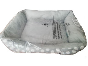 Legowisko dla Pupila Activ Pet 60х50x17 szare z kropkami