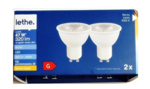 LETHE ŻARÓWKI GU10 LED komplet 2 sztuk