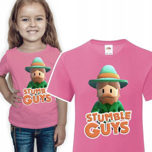 Koszulka Dziecięca Stumble Guys Mix Wzory - 146 Cm