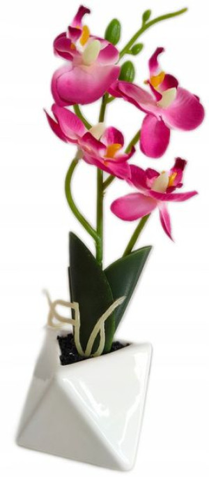 Storczyk Orchidea w doniczce sztuczny