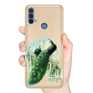 Etui Metaliczne ZŁOTY do MOTOROLA E30 Wiosna Wzory