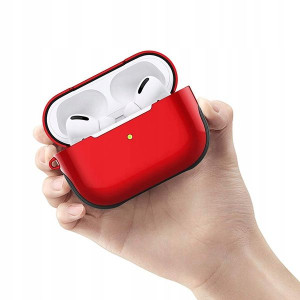 Etui Na Słuchawki AIRPODS PRO Ochronne CZERWONE