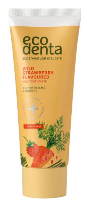 ECODENTA Truskawkowa pasta do zębów dla dzieci 75 ml