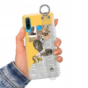 Etui Pasek do HUAWEI P30 LITE Dali Impresja Wzory