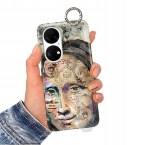 Etui Pasek do HUAWEI P50 Impresjonizm Top Wzory