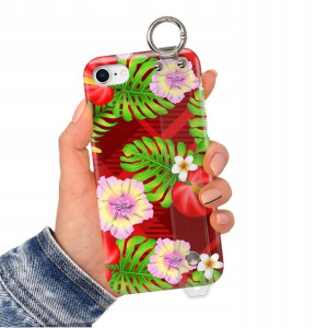 Etui Pasek do iPHONE SE2/ SE3 Case Flower Wzory