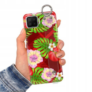 Etui Pasek do OPPO A73 Obudowa Flower Top Wzory