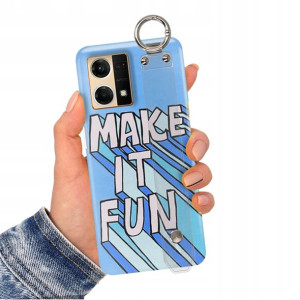 Etui Pasek do OPPO RENO 7 4G Case Aesthetic Wzory