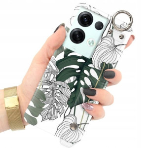 Etui Pasek do OPPO RENO 8 Case Kwiatowe Top Wzory