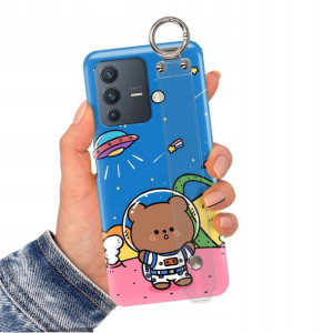 Etui Pasek do VIVO V23 Case Kwiaty Modne Top Wzory
