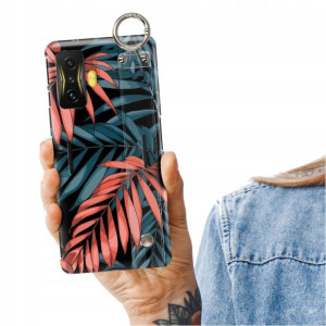 Etui Pasek do XIAOMI POCO F4 GT Modne Liście Wzory