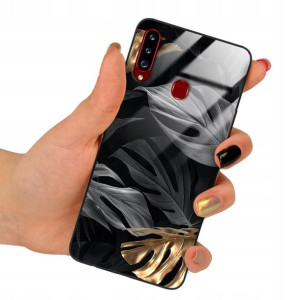 Etui Premium Szklane do SAMSUNG A20S Obudowa Wzory