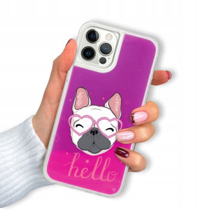 Etui SAND RÓŻOWY do IPHONE 12 PRO Case Modne Wzory