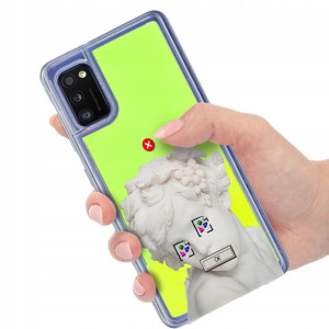 Etui SAND ZIELONY do SAMSUNG A41 Art Sztuka Wzory