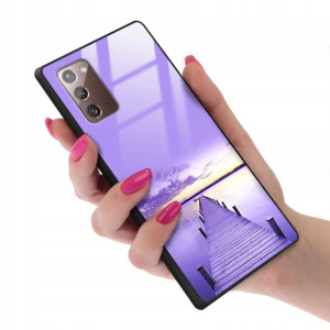 Etui SZKLANE do SAMSUNG NOTE 20 Obudowa Case Wzory