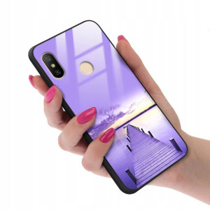 Etui SZKLANE do XIAOMI REDMI 6 PRO Obudowa Wzory