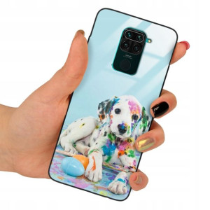 Etui SZKLANE GLASS do XIAOMI REDMI NOTE 9 Wzory
