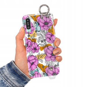 Etui z Paskiem do SAMSUNG A60 Case Wiosenne Wzory