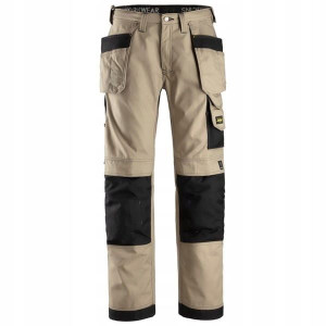 Spodnie robocze worki SNICKERS 3214 worki kieszeniowe r. 44 KHAKI