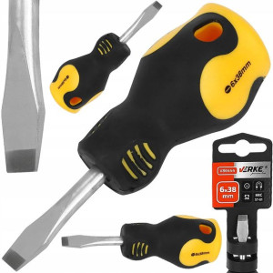 Wkrętak Płaski Śrubokręt 6x38 Mm S2 Verke Premium