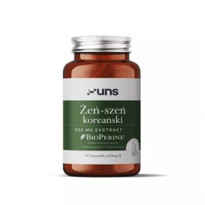 Żeń-szeń koreański + BioPerine® (90 kaps.)