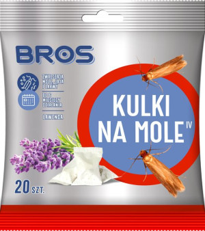 BROS - kulki lawendowe na mole 120g.