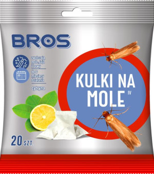 BROS - kulki cytrynowe na mole 120g.