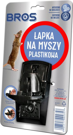BROS - łapka na myszy plastikowa