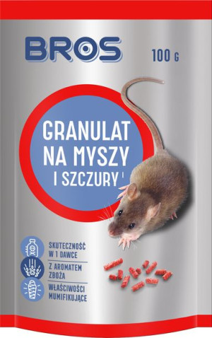 Bros - Granulat Na Myszy I Szczury 100g
