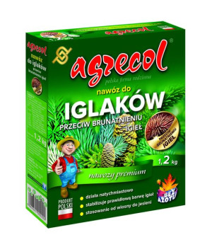 Agrecol Nawóz do iglaków przeciw brunatnieniu igieł 1,2kg