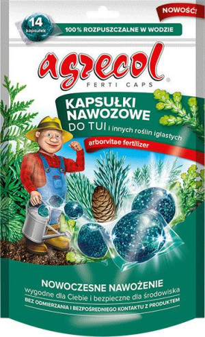 Agrecol KAPSUŁKI NAWOZOWE Tuje 14 sztuk
