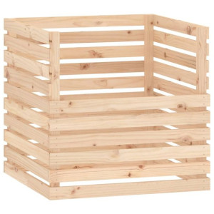 Kompostownik, 80x80x78 cm, lite drewno sosnowe