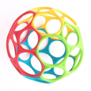 OBALL Piłka Classic 10 cm, wielokolorowa 0m+