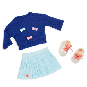 Zestaw ubranek dla lalek - BRIGHT BOWS -