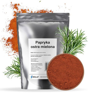 PAPRYKA OSTRA mielona aromatyczna naturalna bez chemii 100g