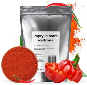 PAPRYKA OSTRA WĘDZONA naturalna aromatyczna bez chemii 100g
