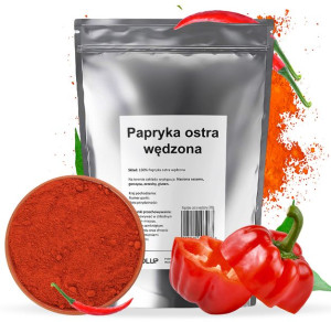 PAPRYKA OSTRA WĘDZONA naturalna aromatyczna bez chemii 200g