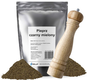 PIEPRZ CZARNY mielony aromatyczny naturalny 100g