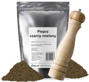 PIEPRZ CZARNY mielony aromatyczny naturalny 200g