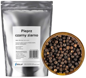 PIEPRZ CZARNY ziarnisty aromatyczny naturalny 500g