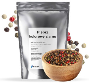 PIEPRZ KOLOROWY ZIARNO aromatyczny ziarnisty 50g