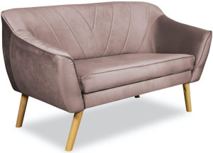 Sofa skandynawska SCANDI V Kanapa dwuosobowa 140 cm VENASI do poczekalni