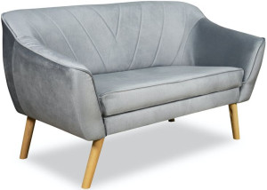 Sofa skandynawska SCANDI V Kanapa dwuosobowa 140 cm VENASI do poczekalni