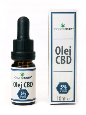Olejek konopny 5% CBD 10ml