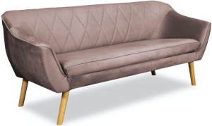 Sofa skandynawska SCANDI Kanapa trzyosobowa 180 cm VENASI do poczekalni
