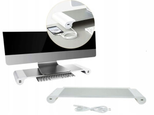 Stolik Na Monitor Podstawka Organizer Laptop Usb